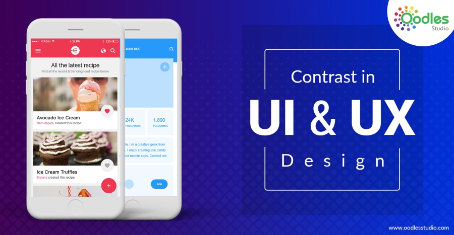 Contrasts In UI And UX Design